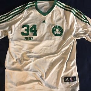 Paul Pierce Boston Celtics Adidas NBA Official Warm Up - Small Stains